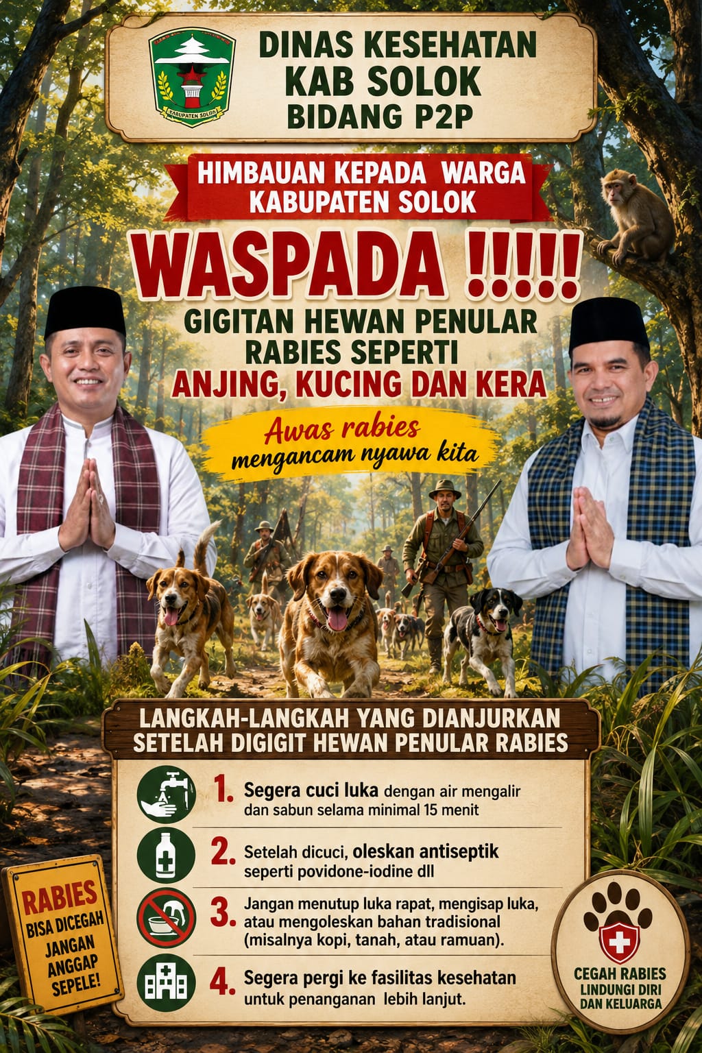 Waspada Gigitan Hewan Menular !!